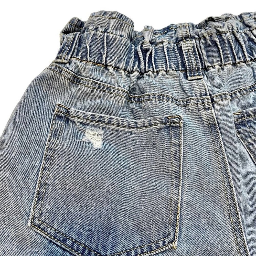 Forever 21 Paper Bag Denim Shorts Large - Picture 7 of 9